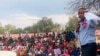 Namibia opposition demonstrates against ballots contract