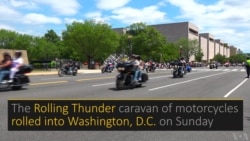 Rolling Thunder Rolls Into Washington