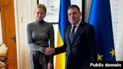 Olena Kondratiuk və Seymur Mərdəliyev (Mənbə: Sosial şəbəkə)