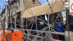 Refugio para migrantes Leona Vicario, en Ciudad Juárez. [Foto: Celia Mendoza]