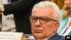 Andrija Mandić, predsednik crnogorskog parlamenta (Foto: AP/Risto Bozovic)