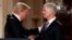 President Donald Trump shakes hands with 10th U.S. Circuit Court of Appeals Judge Neil Gorsuch, his choice for Supreme Court associate justice in the East Room of the White House in Washington, Tuesday, Jan. 31, 2017. 