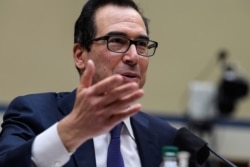 FILE - Treasury Secretary Steven Mnuchin