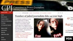 El CPJ denunció que los “peores carceleros” son China e Irán, cada uno con 34 periodistas presos.