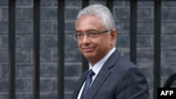 Le Premier ministre mauricien Pravind Kumar Jugnauth à Londres, le 18 mars 2019 (AFP)