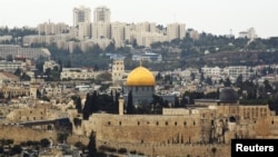 FILE - A general view of Jerusalem's old city shows the Dome of the Rock in the compound known to Muslims as Noble Sanctuary and to Jews as Temple Mount, Oct. 25, 2015. 