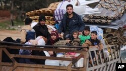 2020年1月27日叙利亚难民逃离再次爆发的战斗