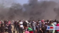 تظاهرات فلسطینی ها امروز نیز ادامه داشت