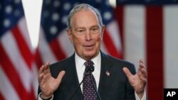 Calon presiden dari Partai Demokrat, Mike Bloomberg 