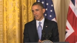 Obama, Cameron Express Determination On Syria